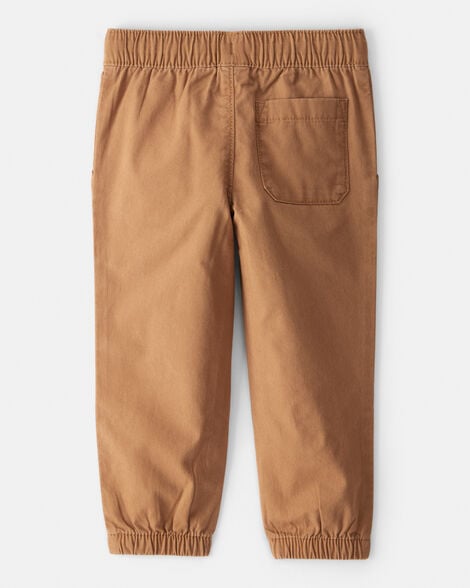 Toddler Boy  Cotton Everyday Pull-On Jogger - Khaki