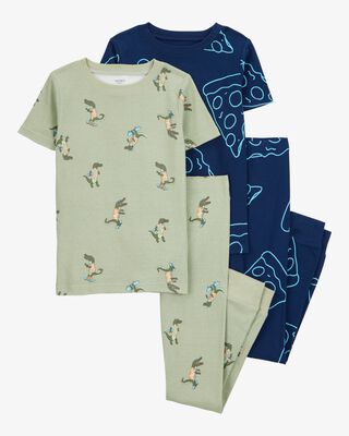 Product image 1 of Kid 4-Piece Alligator Cotton Pajamas