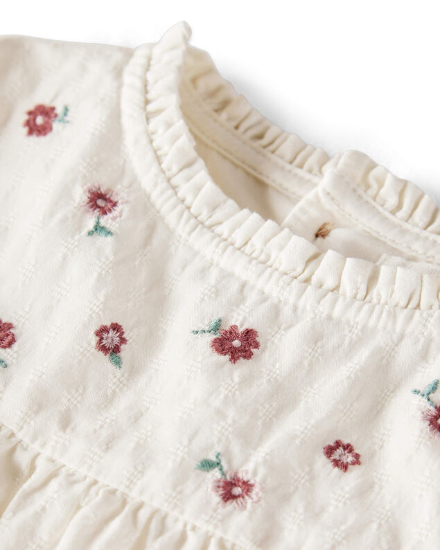Product image 2 of Girls Organic Cotton Floral Print Long-Sleeve Top
