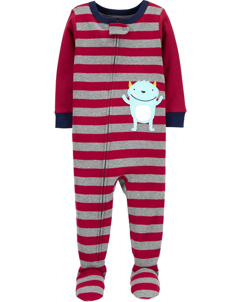 1 Piece 100 Snug Fit Cotton Footie Pjs Carters Com