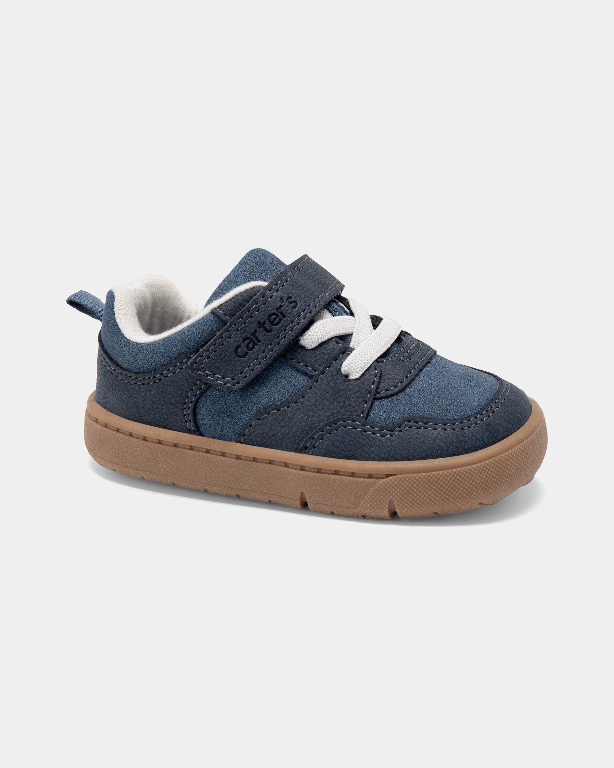 Baby Boy Every Step® First Walker Casual Shoes - Blue/Brown