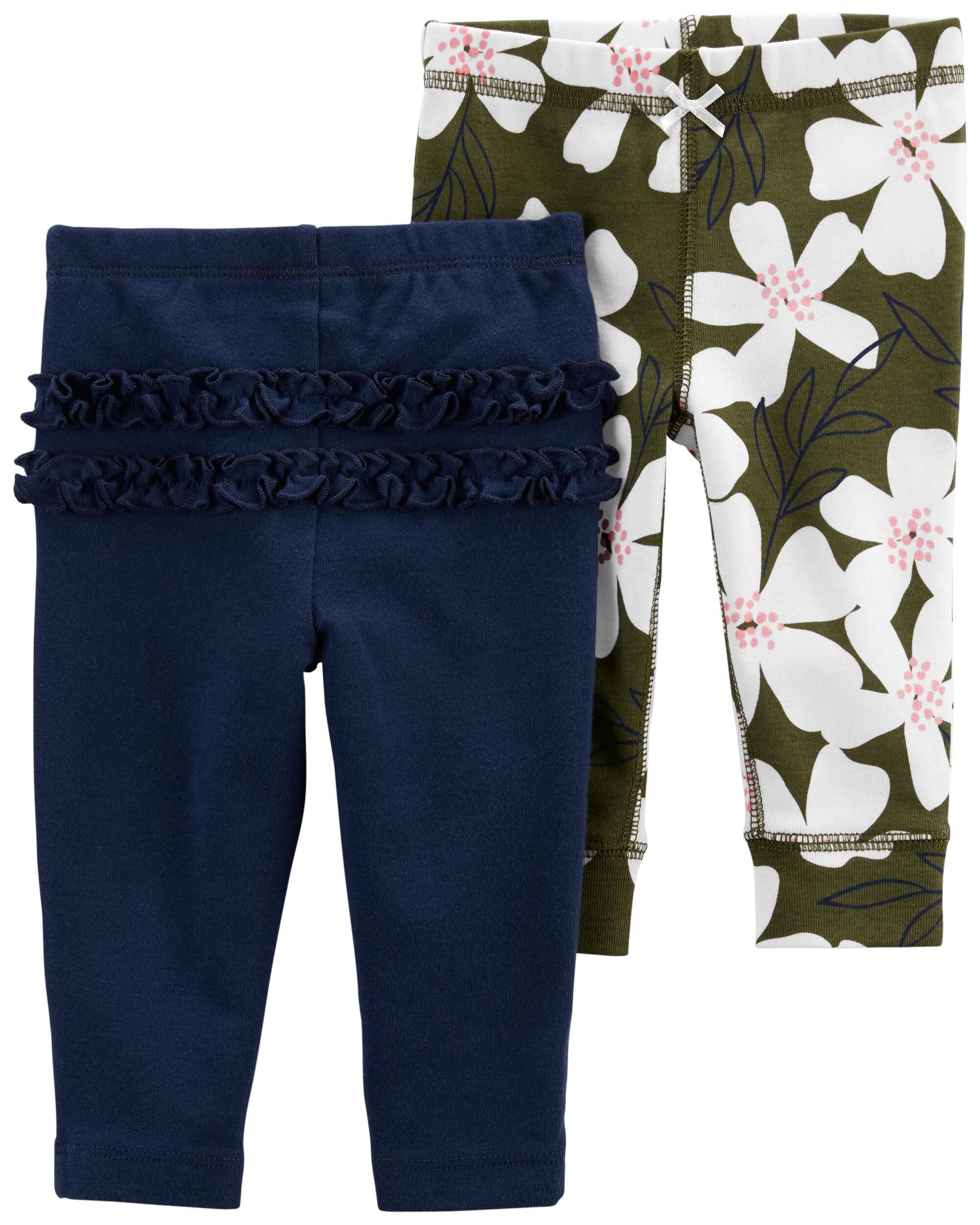 Multi Baby 2-Pack Cotton Pants 