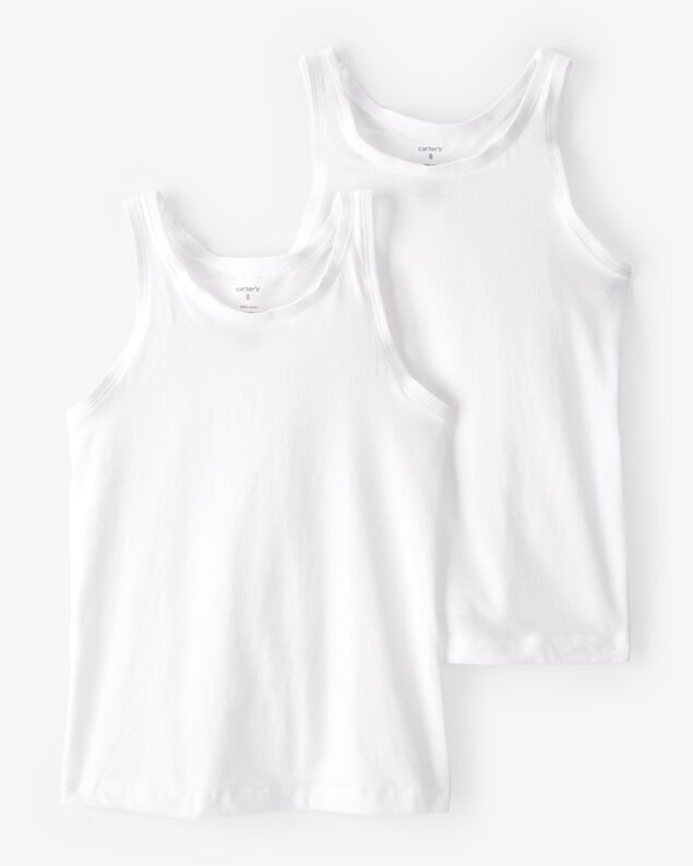 Product image 1 of Kid 2-Pack Cotton Cami Tanks
