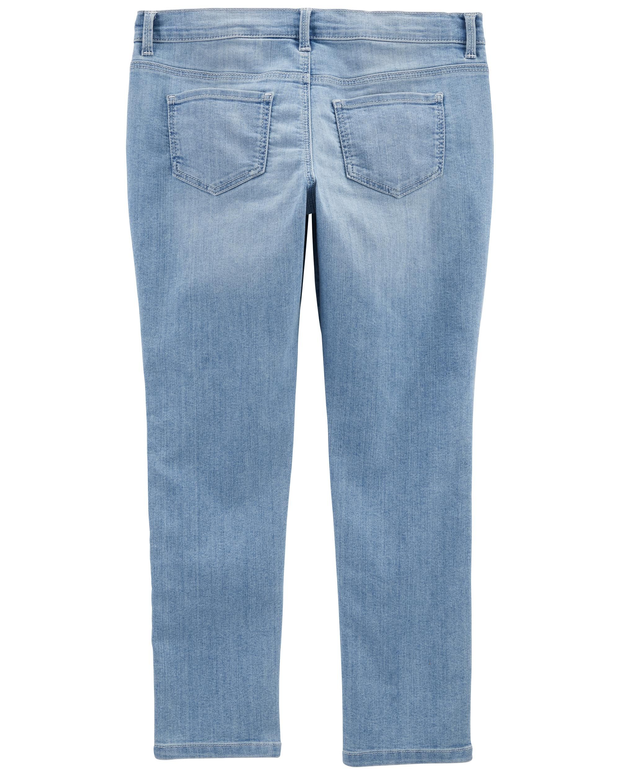 Kid Light Blue Wash Super Skinny-Leg Jeans