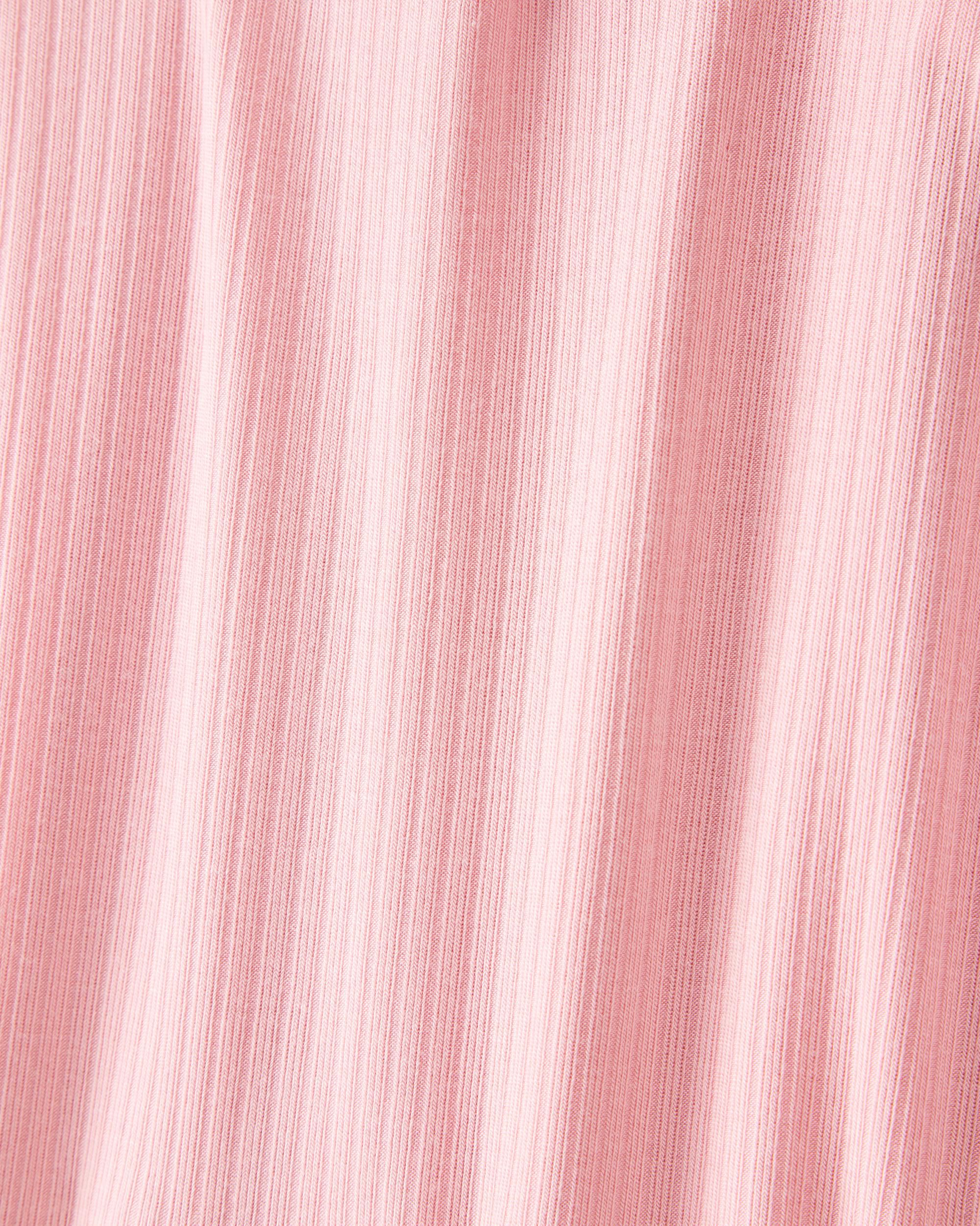 Baby Girl Solid PurelySoft Footie 1-Piece Pajamas - Pink