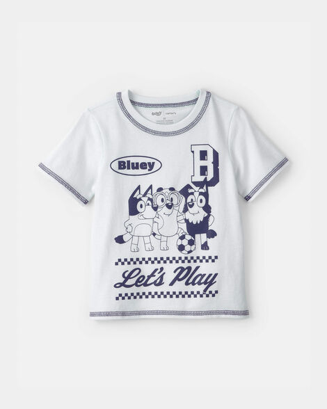 toddler bluey™ graphic tee - blue