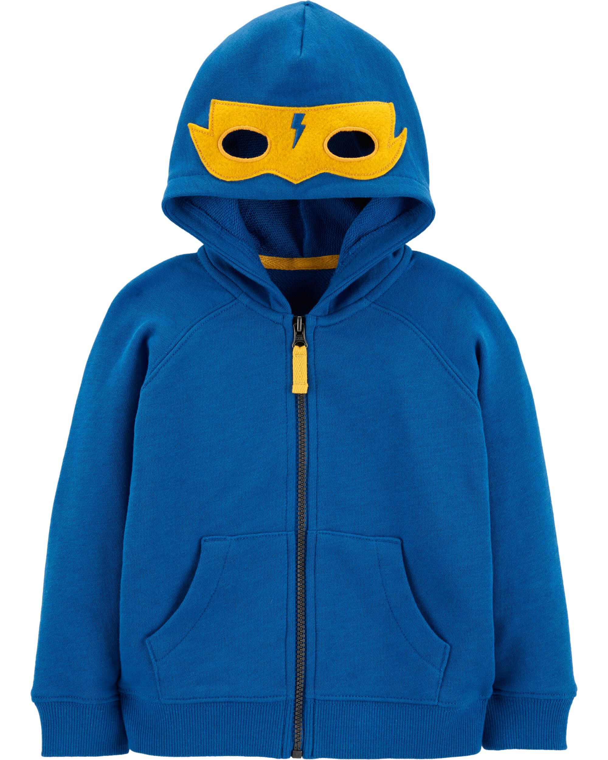 Superhero hoodie toddler clearance