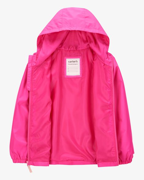  Product image 2 of Kid Solid Windbreaker Jacket - Pink