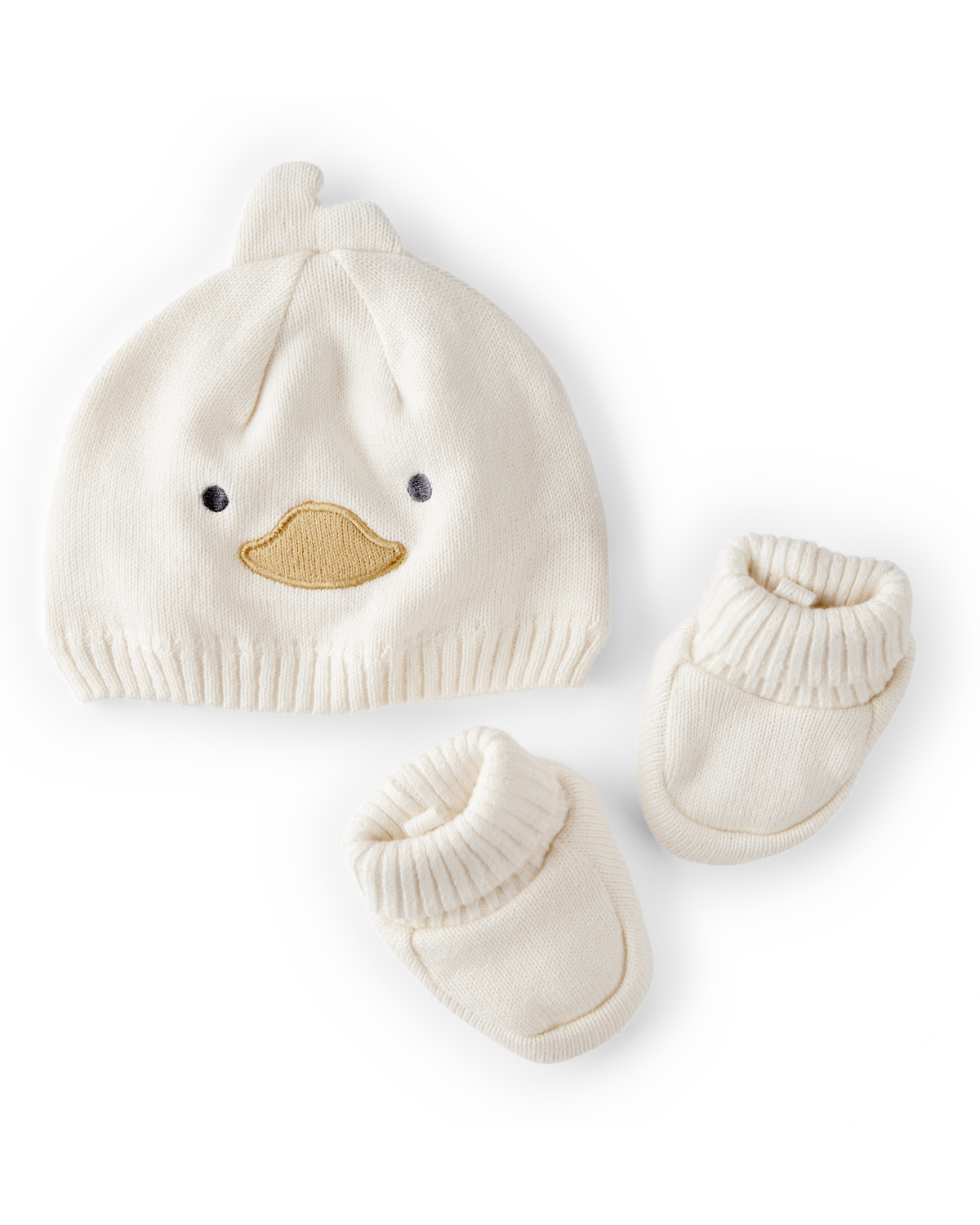 Carter's Baby 2-Pack Bunny Crochet Booties and Hat main image 0