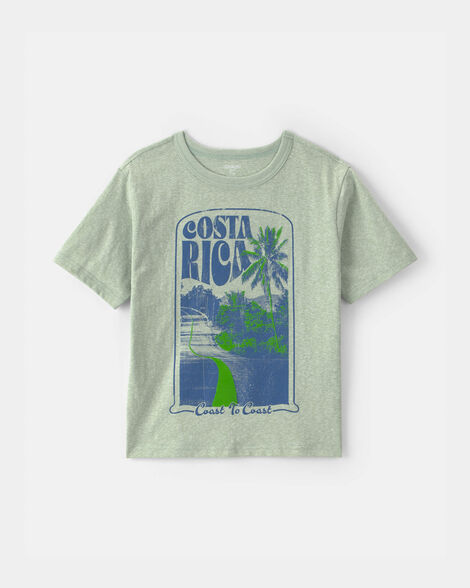 Boys 'Costa Rica' Beach Graphic Tee - Green