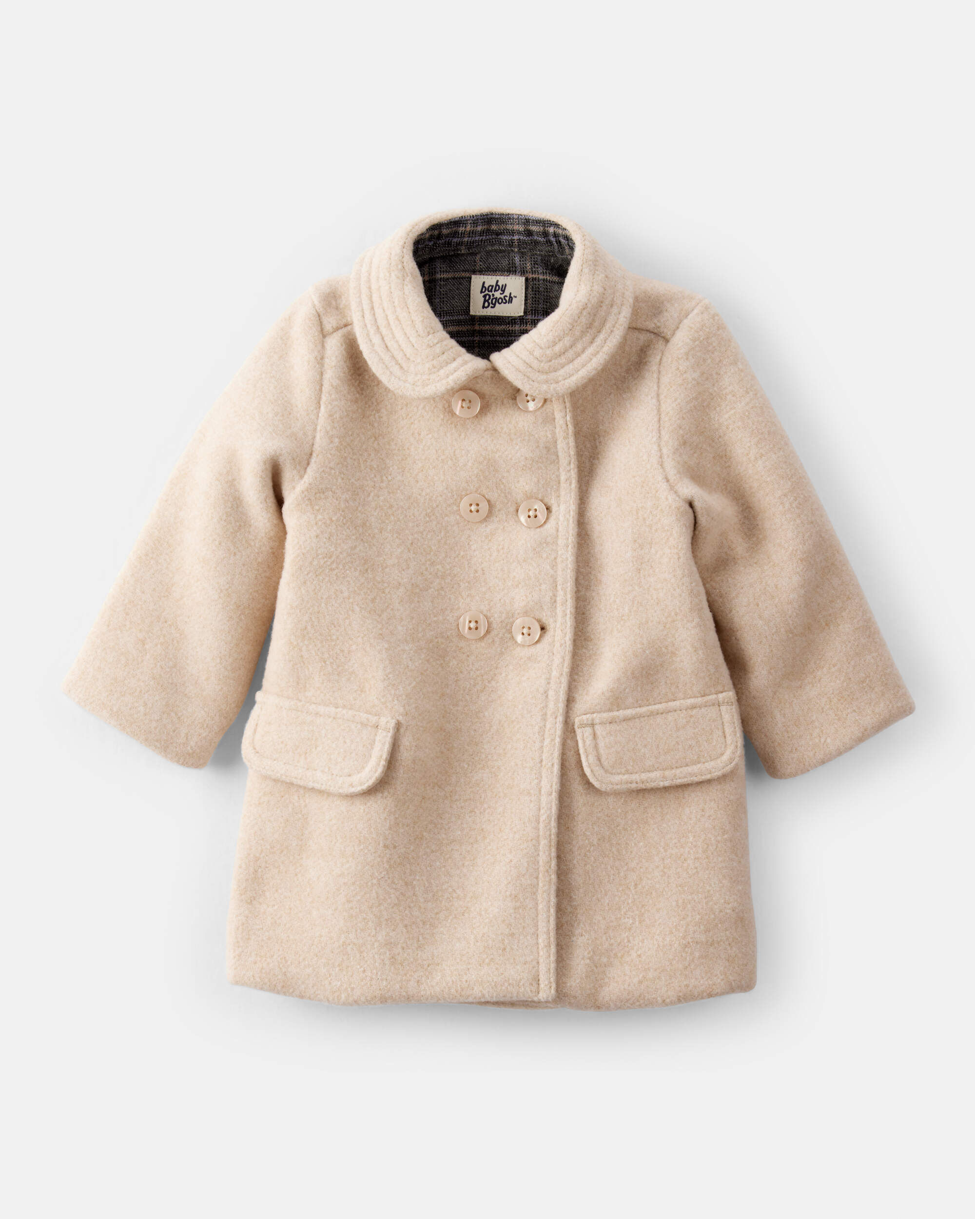 Baby Girl Long-Sleeve Fashion Peacoat - Brown - OshKosh