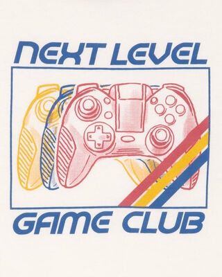 Product image 2 of Kid Game Club Short-Sleeve Graphic Tee - White