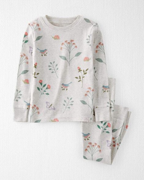 Toddler Girl Organic Cotton Pajamas Set