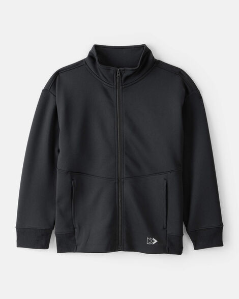 boys zip-up jacket - black