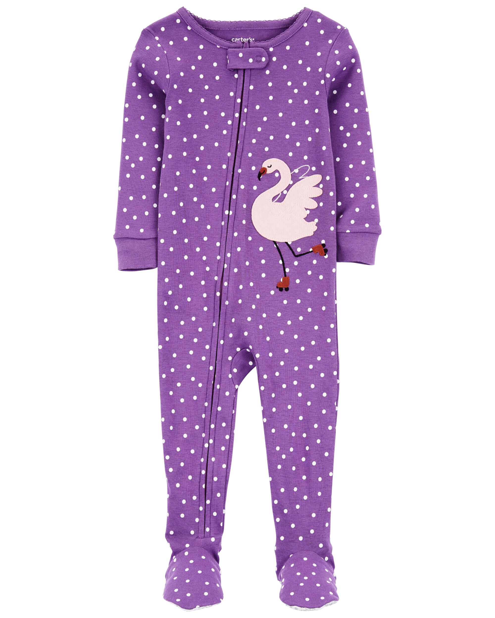 1 Piece Flamingo 100 Snug Fit Cotton Footie Pajamas Carter s Carter s