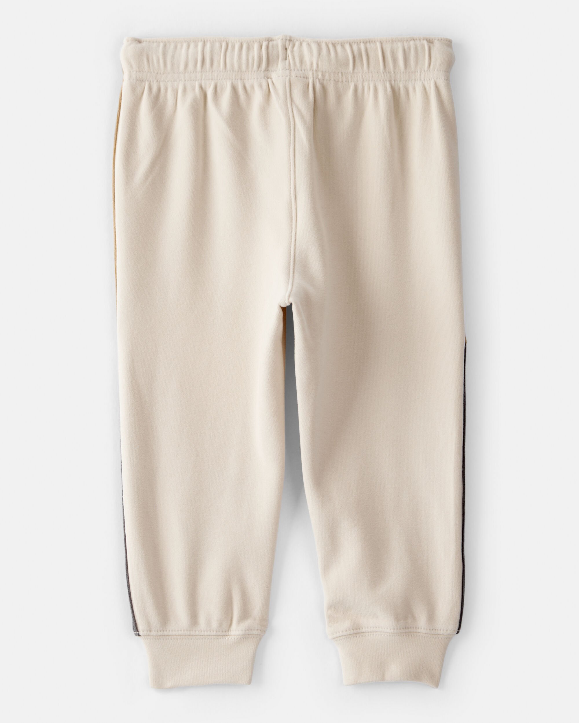 Toddler Boy Colorblock Joggers - Tan