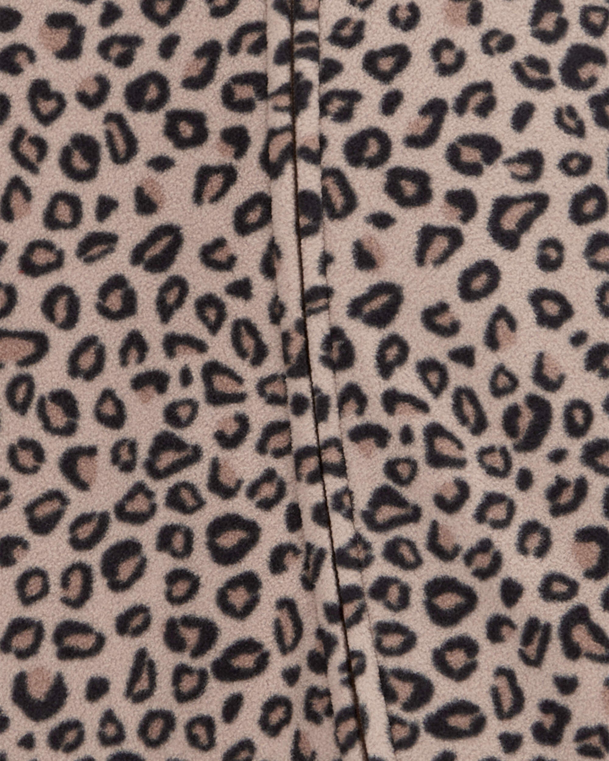 Carters leopard pajamas hot sale