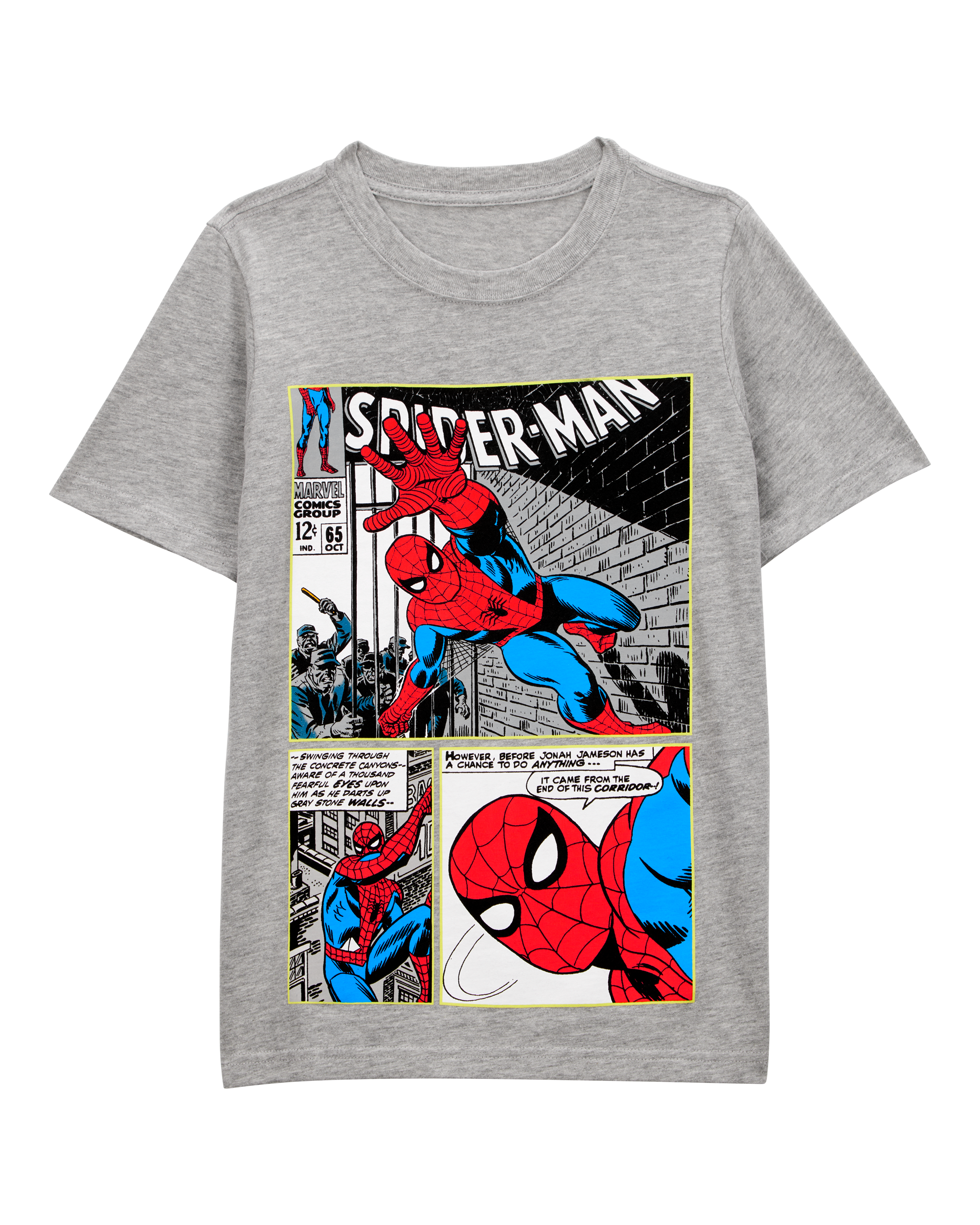 Boys Marvel™ Spider-Man Short-Sleeve Graphic Tee - Grey