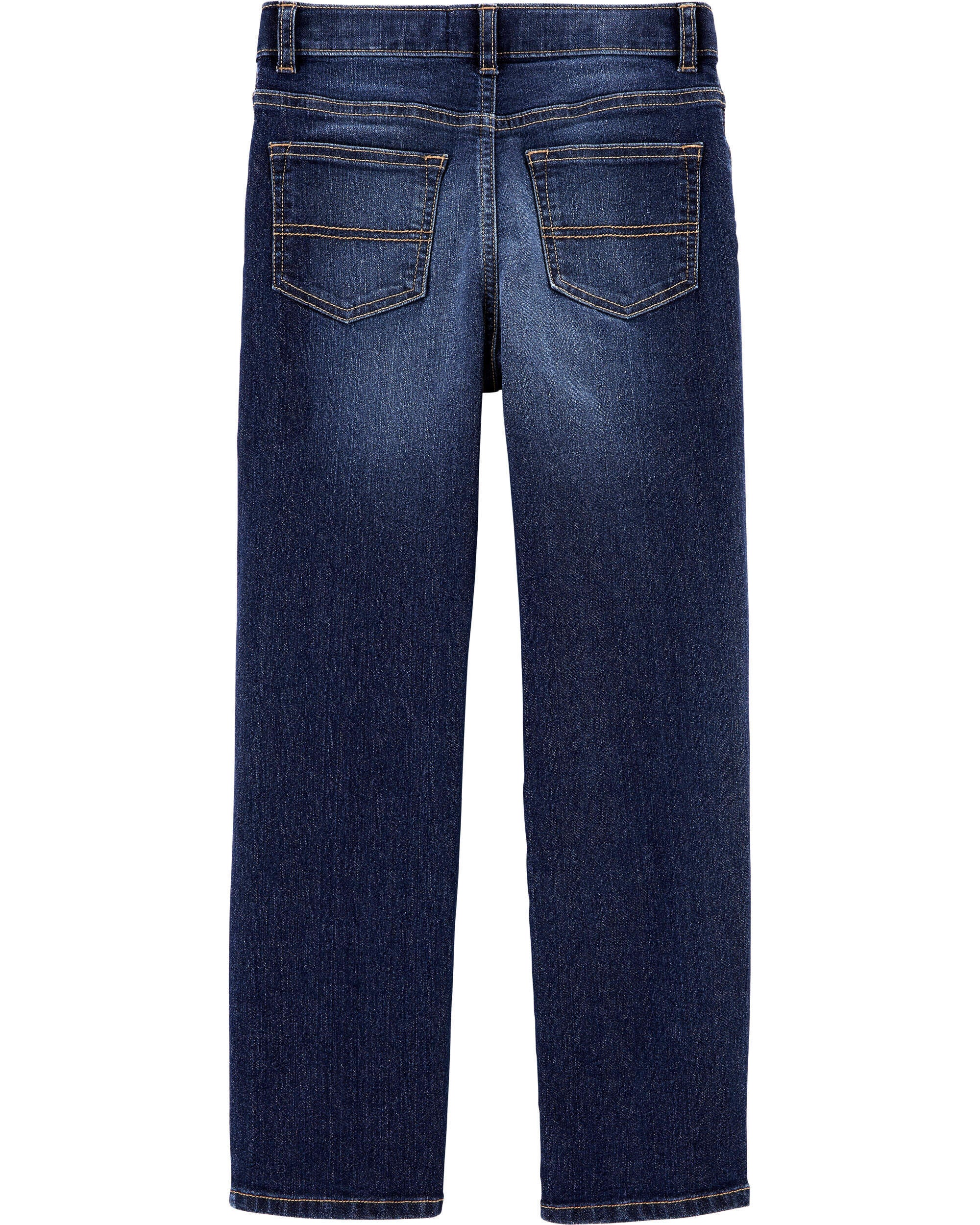 Kid Dark Wash Husky Fit Classic Jeans