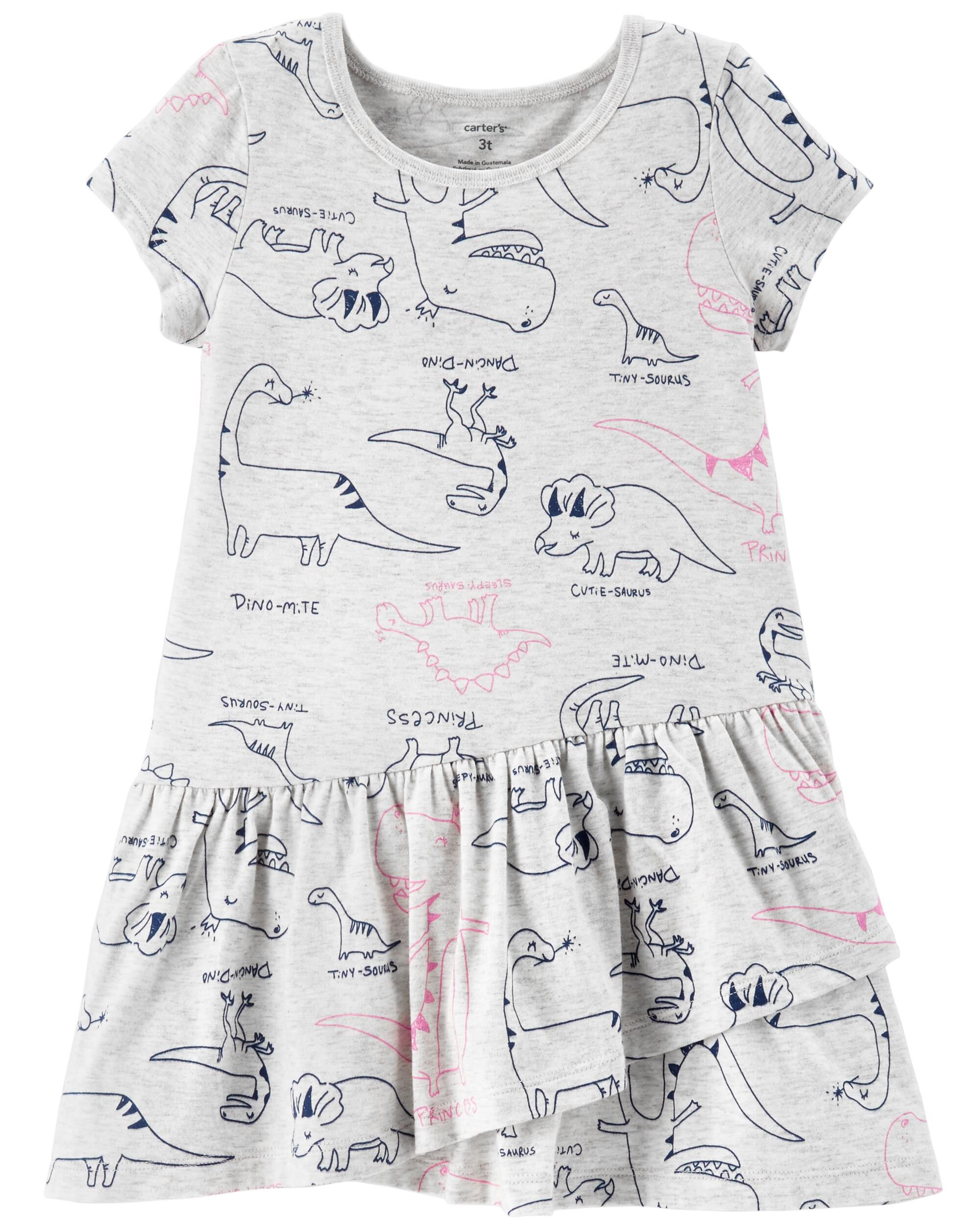 carters dinosaur dress
