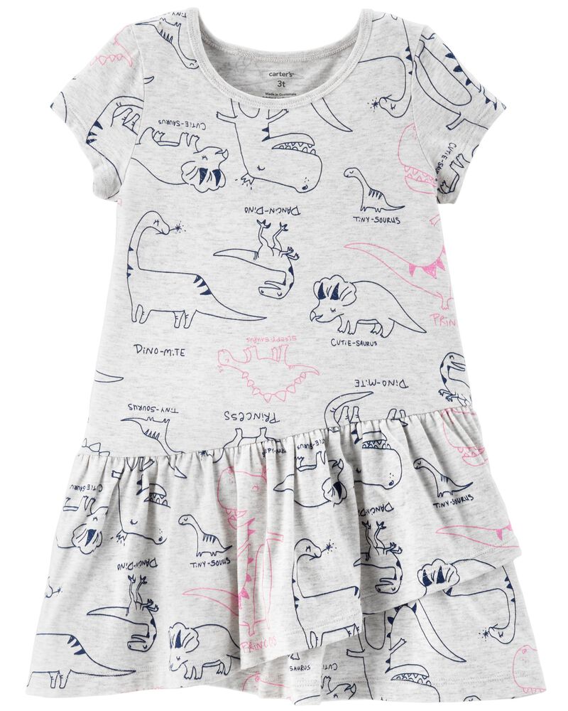 Dinosaur Jersey Dress Carters Com