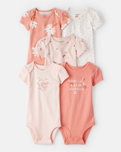 baby 5-pack short-sleeve original bodysuits