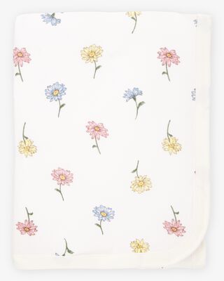 Product image 1 of Baby Girl Floral PurelySoft Blanket - Ivory