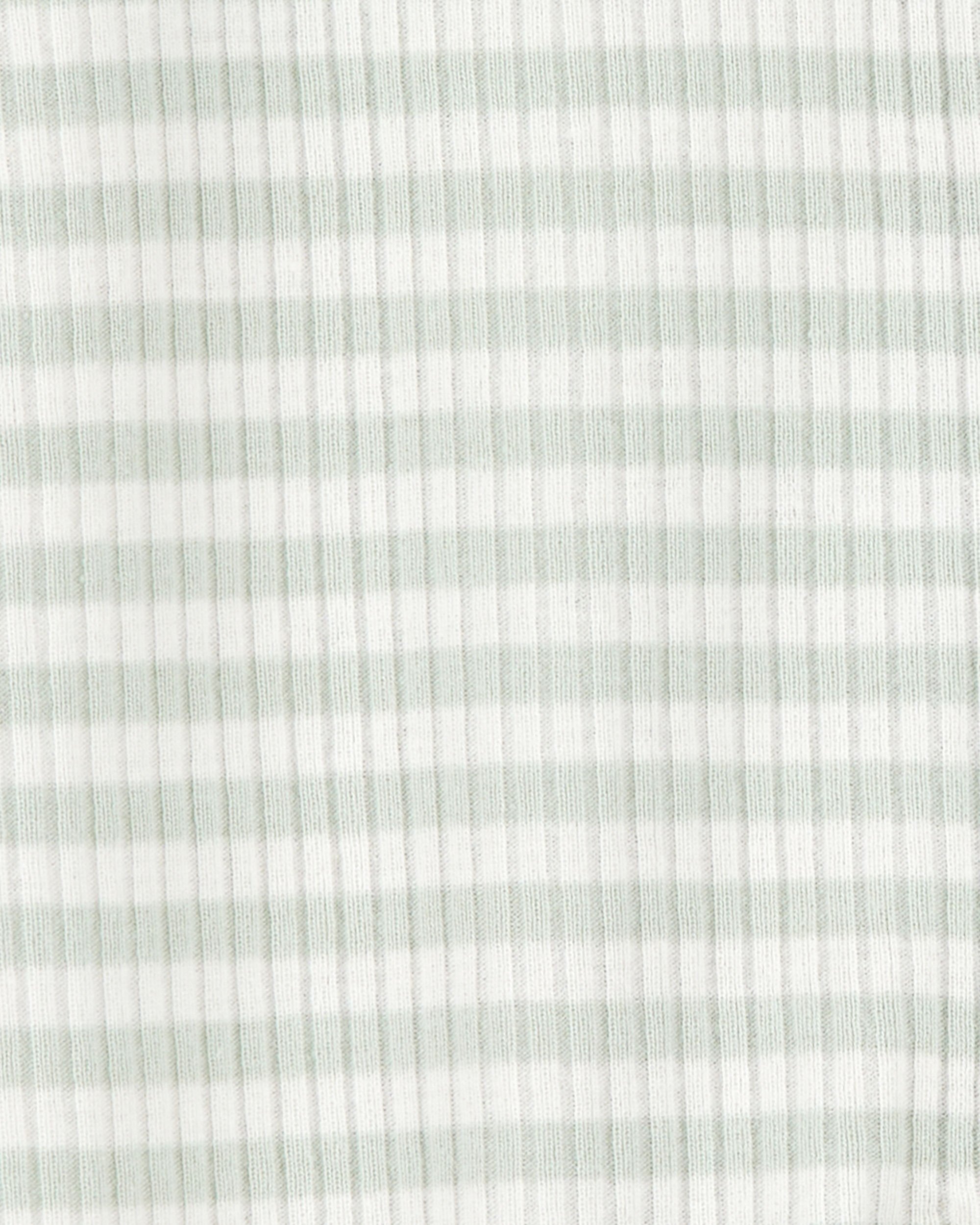 Baby 2-Pack  Ribbed 2-Way Zip Sleep & Play Pajamas - Blue/Green
