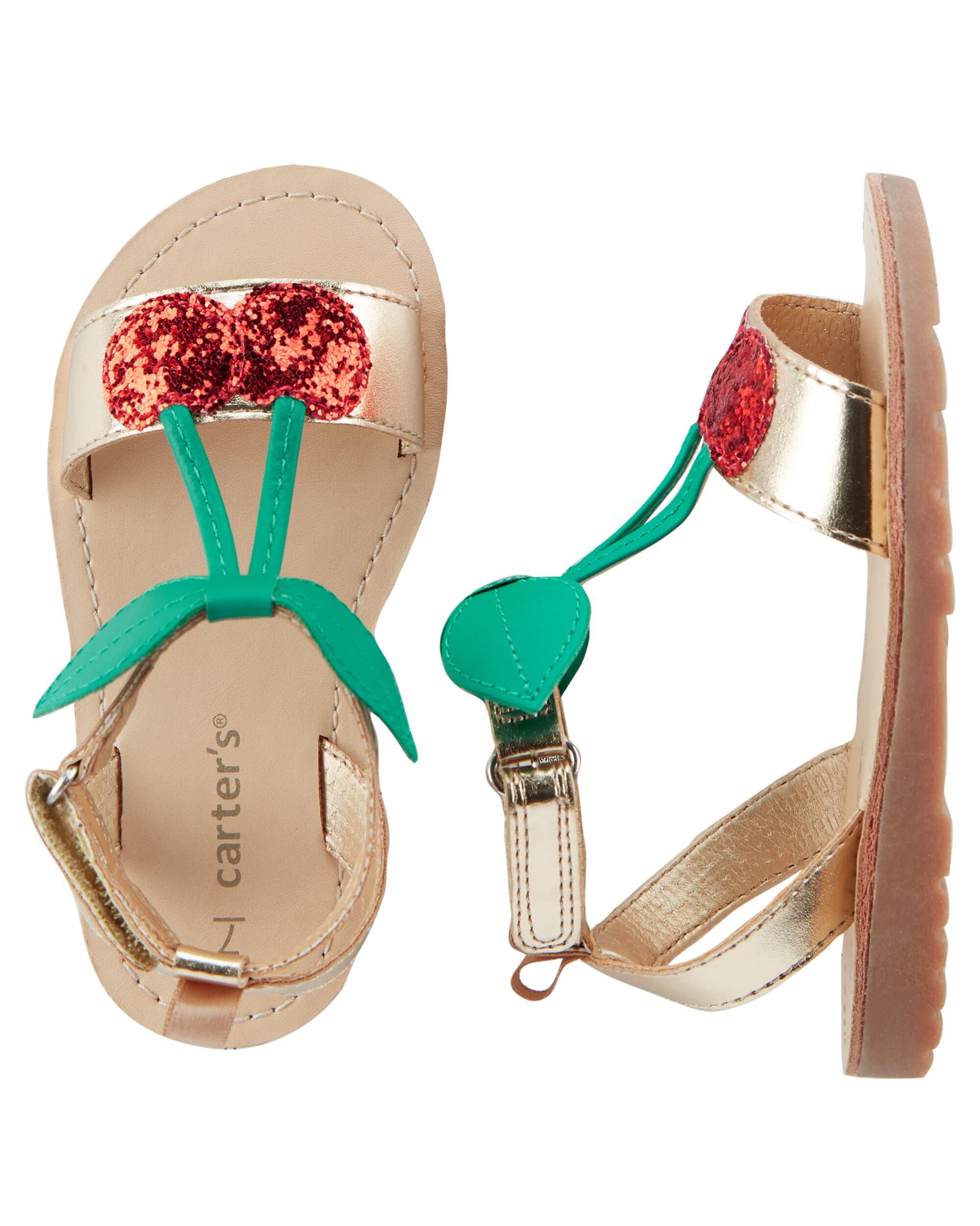 girls cherry sandals