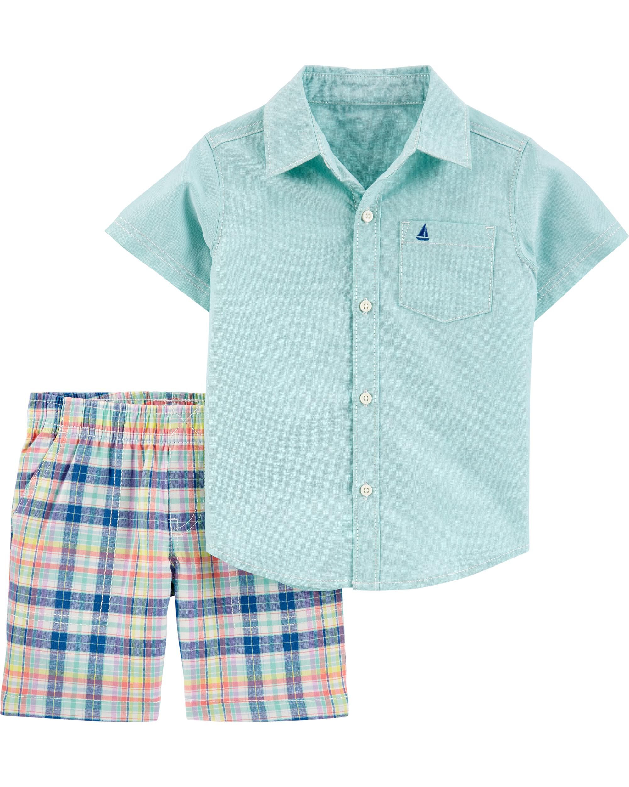 baby shirt and shorts set