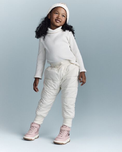 Toddler Ski Jogger Pant - Cream
