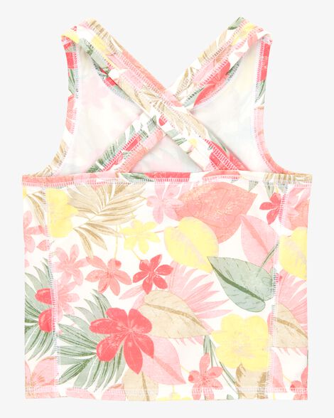 Product image 4 of Kid 2-Piece Floral Active Racerback Tank & Skort Set