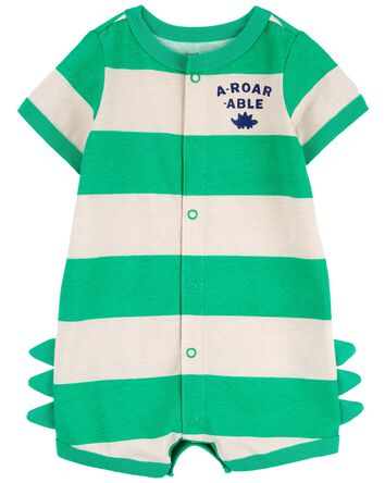 Baby A-Roar-Able Striped Snap-Up Romper