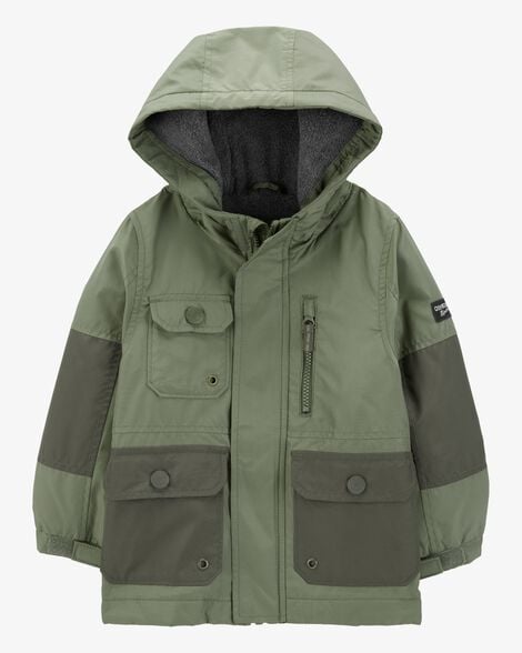 Product image 1 of Toddler Fleece-Lined Midweight Utility Jacket