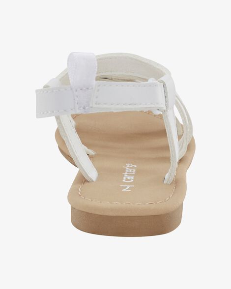  Product image 3 of Toddler Strappy Sandals - White