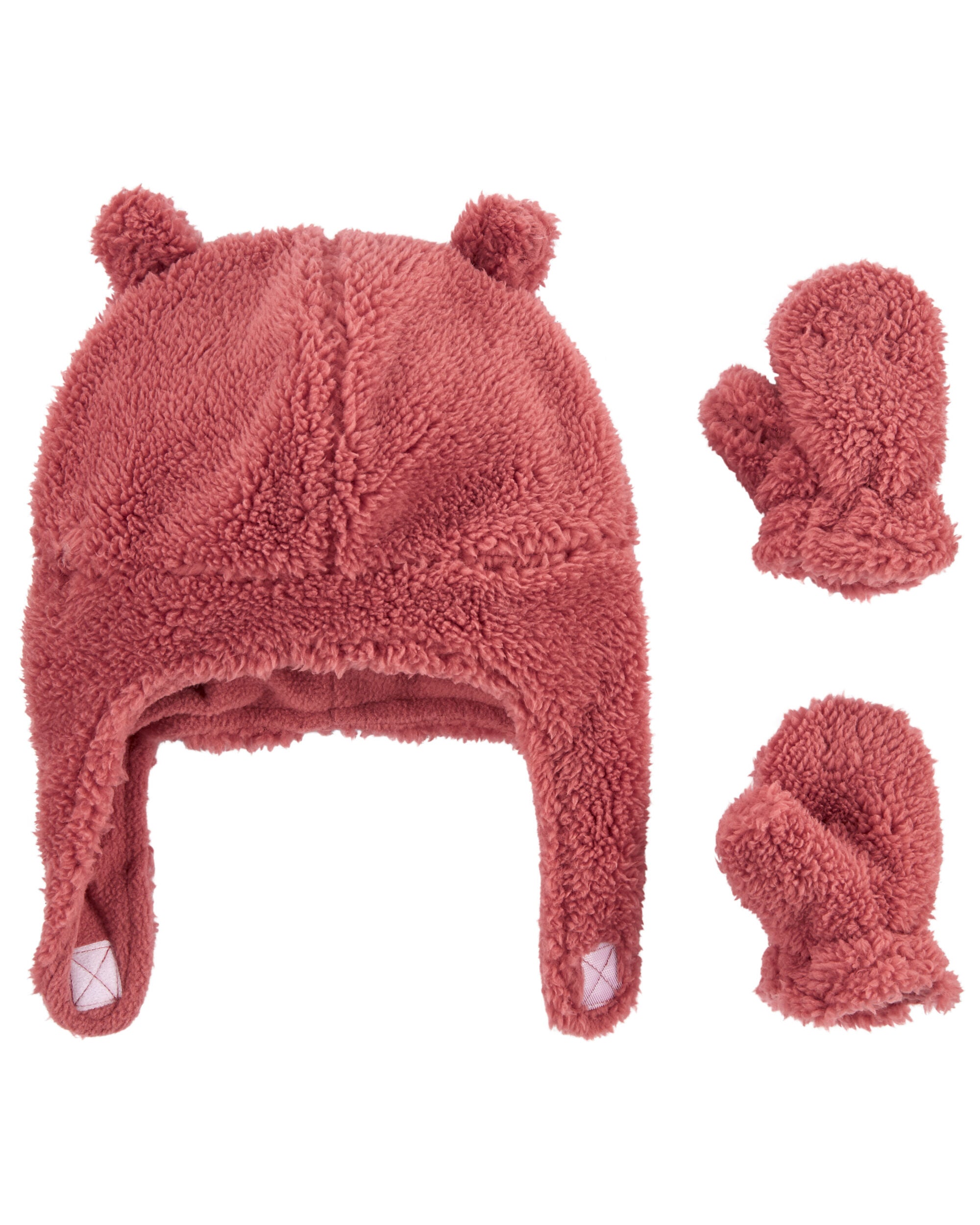 Carter's 2 Piece Hat and Mitten Set Girls 