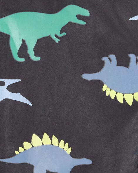  Product image 5 of Baby Dinosaur Color Changing Rain Jacket - Grey