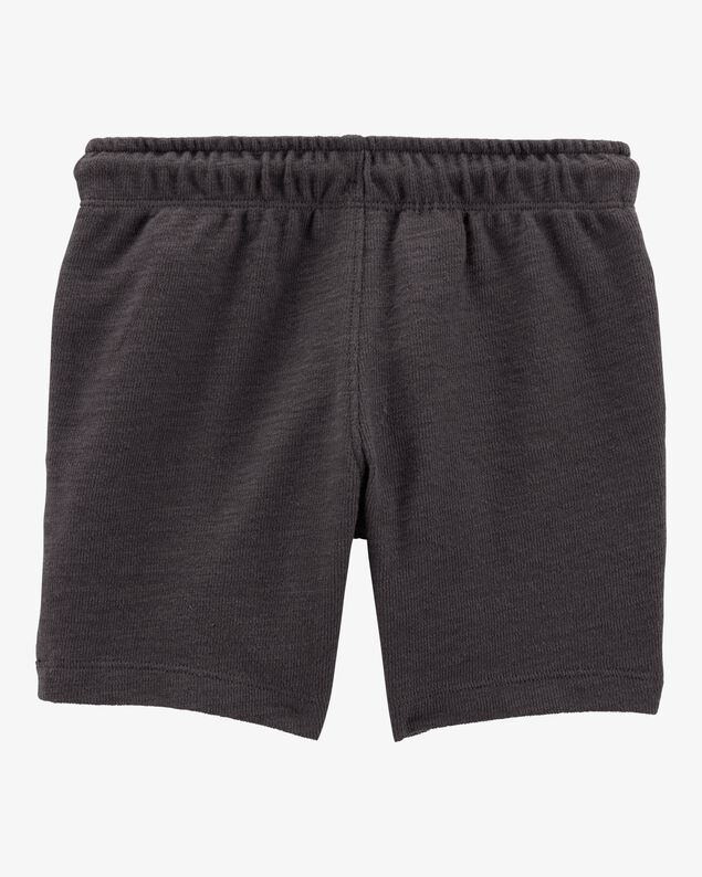 Product image 2 of Baby Pull-On Cotton-Blend Shorts - Black