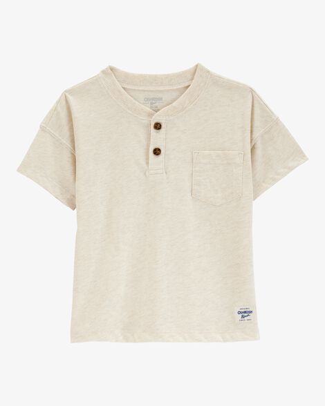  Product image 1 of Toddler Pocket Henley Tee - Cream
