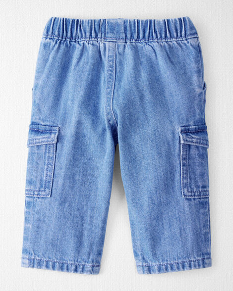 Product image 2 of Baby Organic Cotton Chambray Cargo Pants