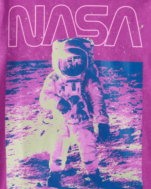 Product image 2 of Kid NASA Space Short-Sleeve Graphic Tee - Purple