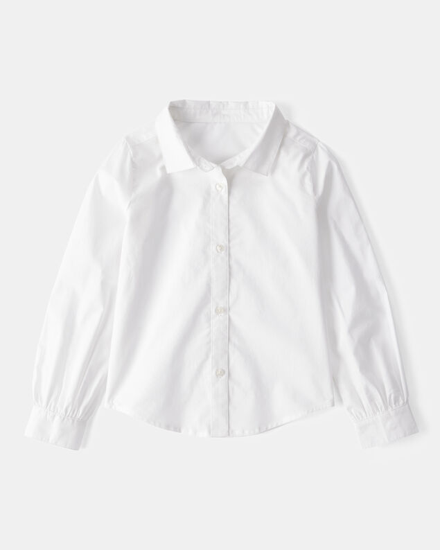 Product image 2 of Kid 2-Piece Button-Front Shirt & Sweater Vest Top - Pink/White