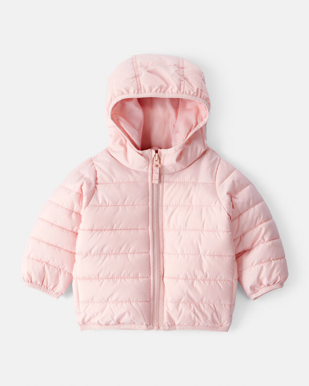Product image 1 of Baby Hooded Puffer Jacket - Pink