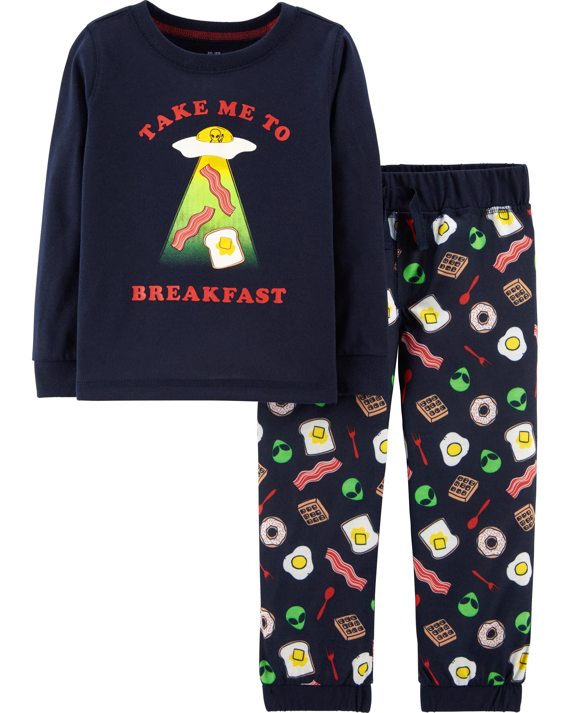 Carters breakfast pajamas clearance