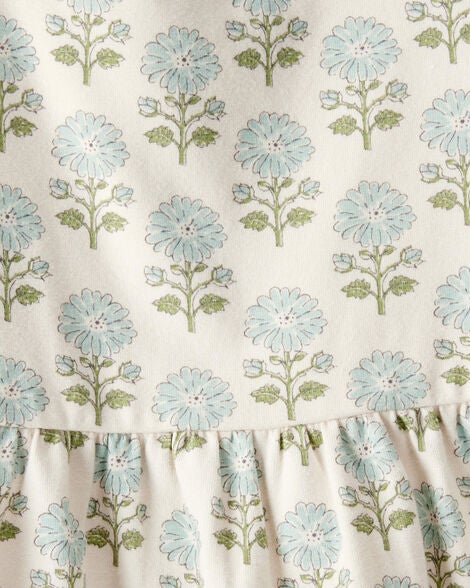  Product image 4 of Toddler Organic Cotton Floral-Print Dress