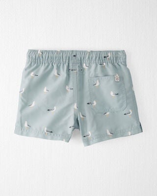 Product image 2 of Toddler Recycled Seagull-Print Swim Trunks
