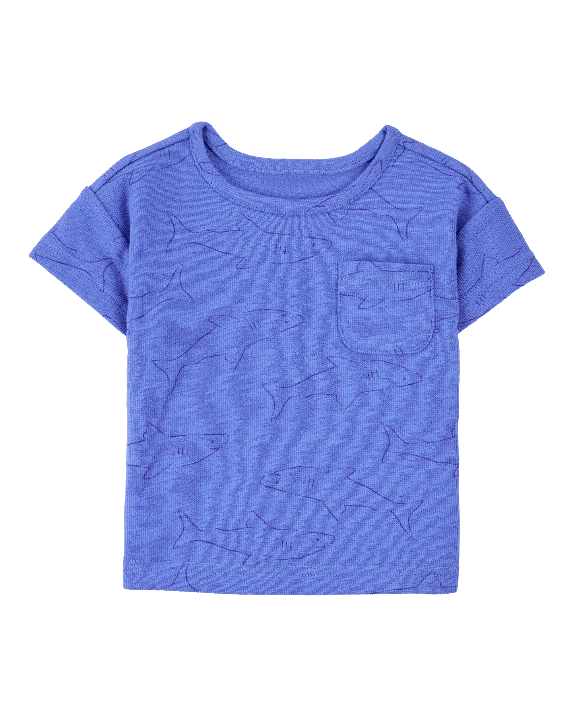 Baby Shark Pocket Tee - Blue