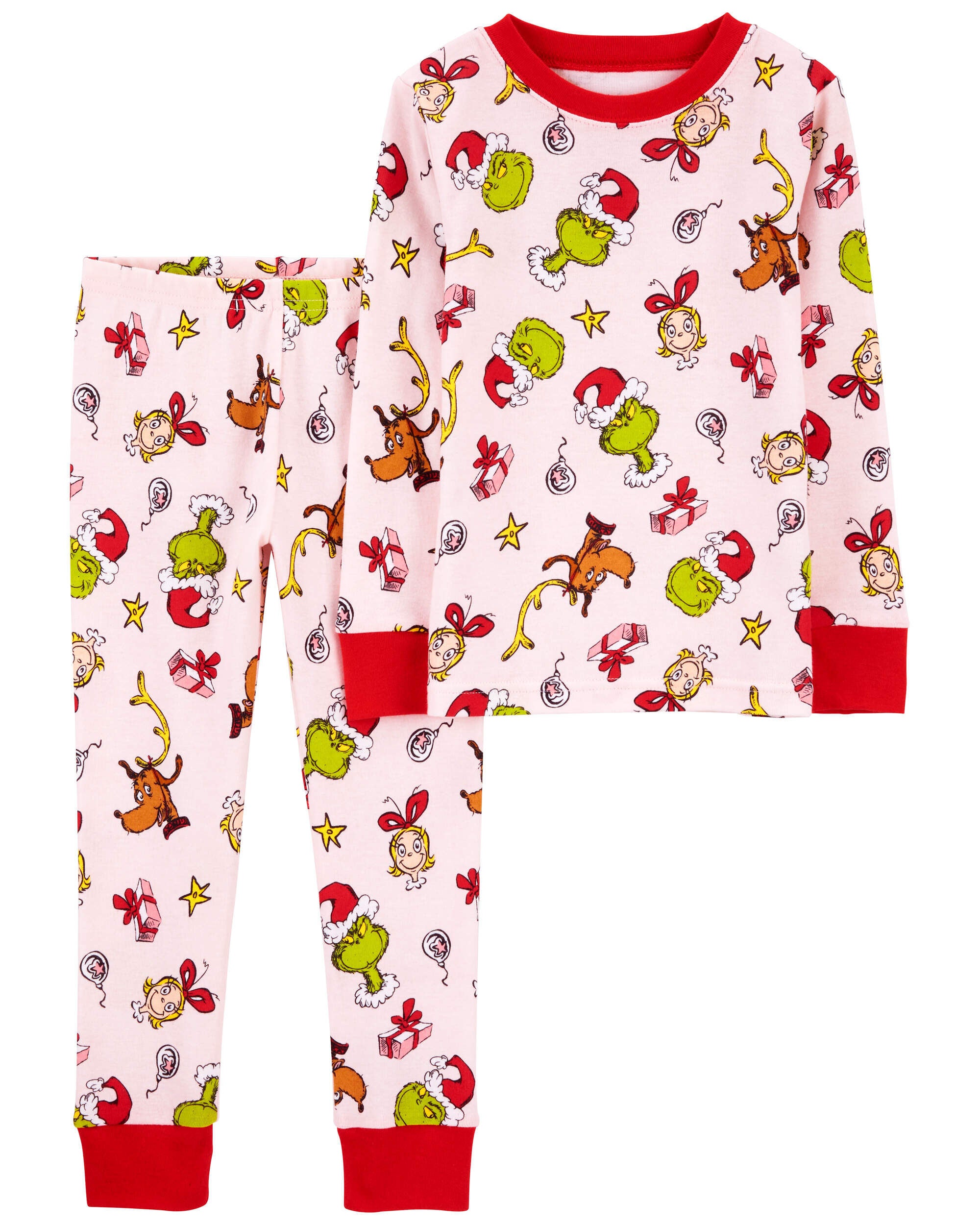 Toddler 2 Piece Christmas Grinch Pajamas Carter s Carter s