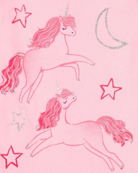 Baby 4-Piece Unicorn Cotton Pajamas