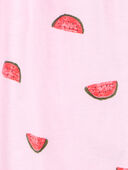Pink - Toddler Watermelon Tank Dress, Selected